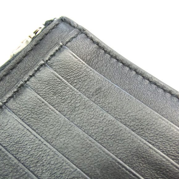 BALENCIAGA 655594 Unisex Calfskin Card Wallet Black - Picture 5 of 10